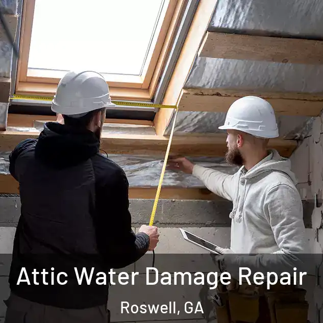  Attic Water Damage Repair Roswell, GA