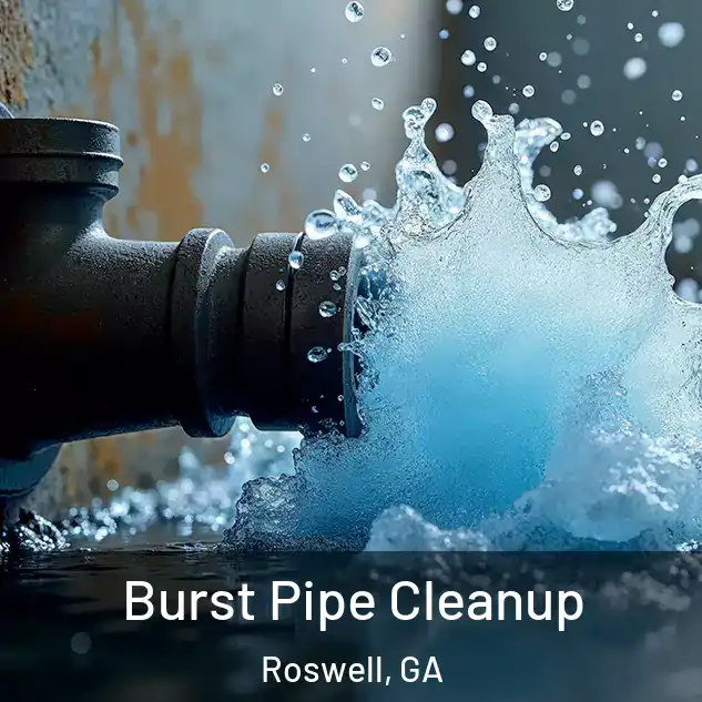  Burst Pipe Cleanup Roswell, GA