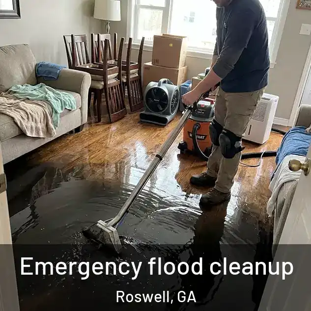  Emergency flood cleanup Roswell, GA