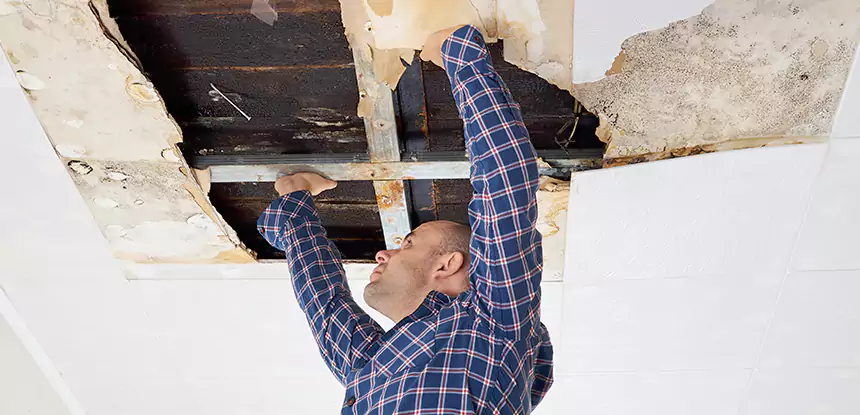 Attic Wood Rot Repair in Roswell
