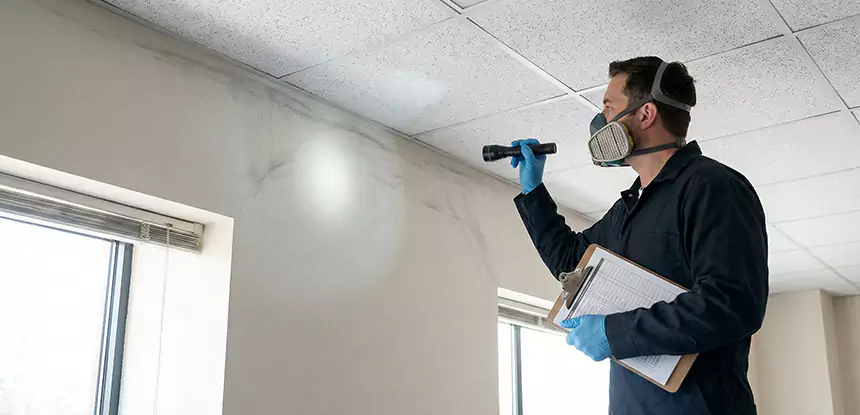 Ceiling Water Damage Inspection in Roswell